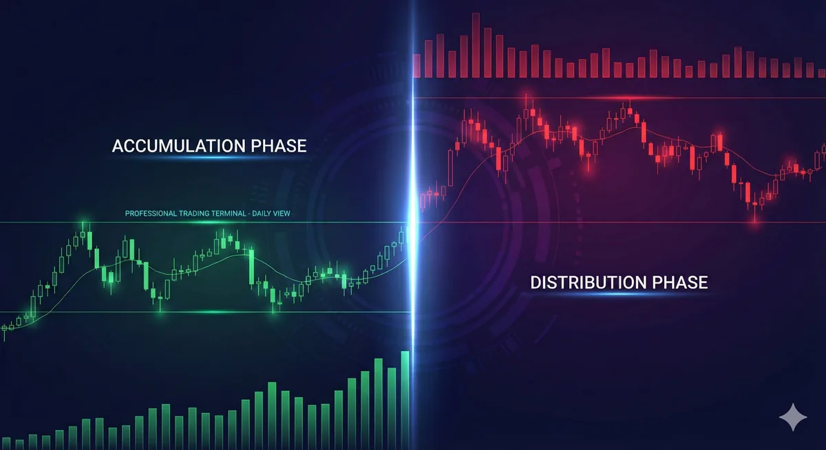 Accumulation vs Distribution visualization