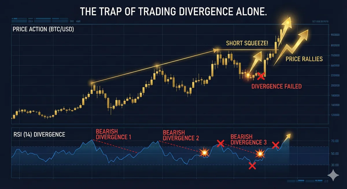 Divergence failure visualization